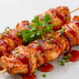 BBQ Pork or Chicken Skewer chebureky house