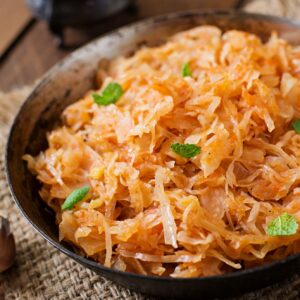 Braised Sauerkraut chebureky house