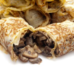 Chicken And Mushroom Crepes Chebureky House