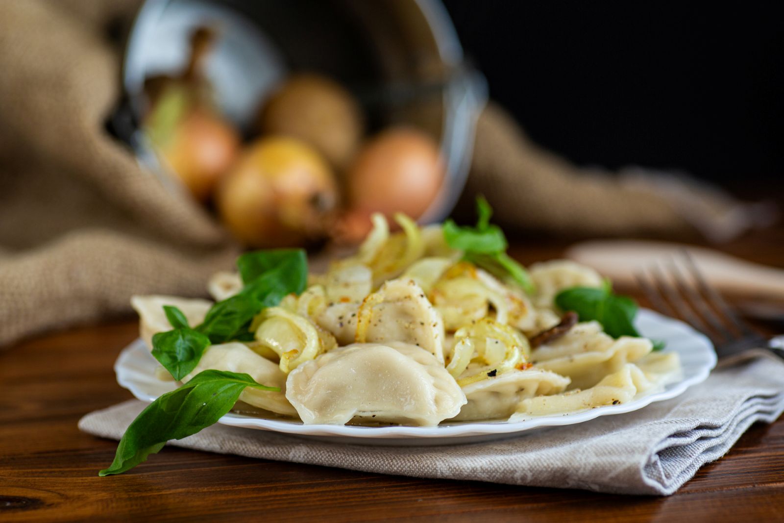 Perogies – Braised Cabbage chebureky house