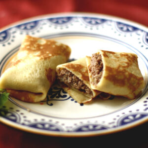 Pork Crepe chebureky house