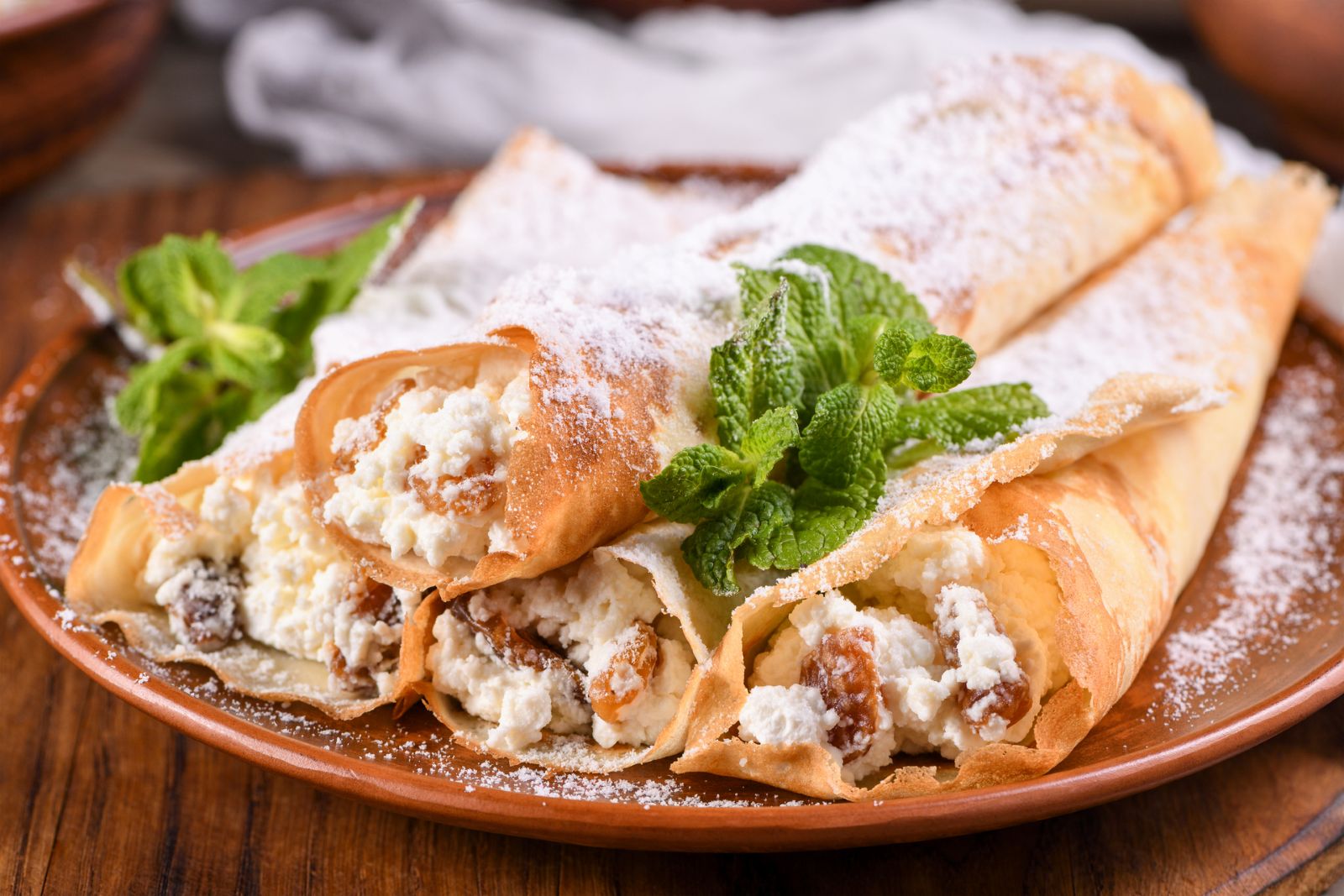 Sweet Cottage Cheese Crepe Chebureky House